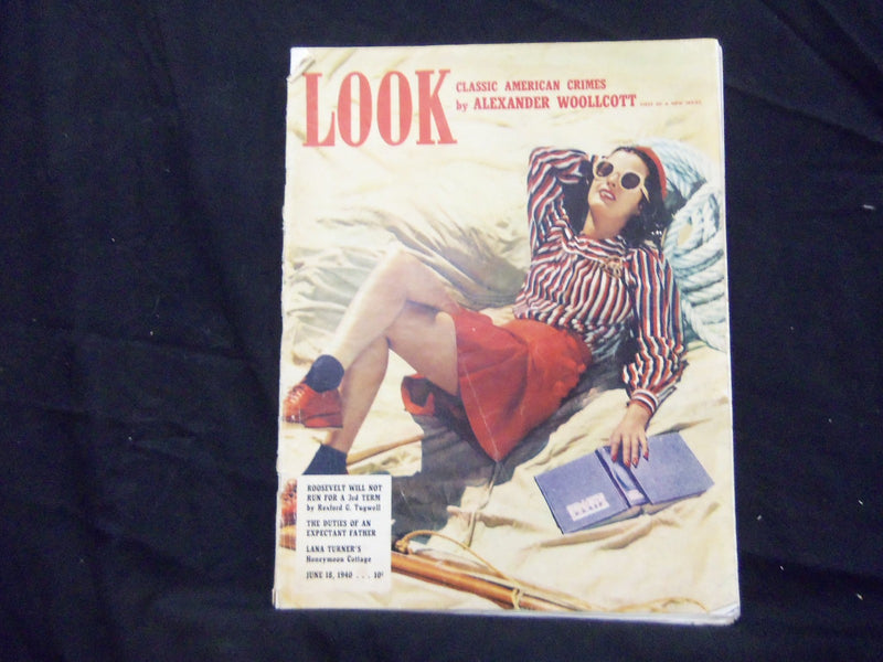 1940 JUNE 18 LOOK MAGAZINE - GREAT PHOTOS AND ADS - ST 1457
