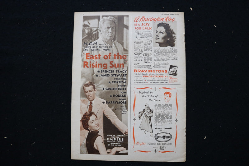 1950 JANUARY 21 PICTUREGOER MAGAZINE - GARY COOPER COVER - E 25167