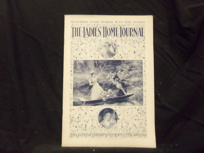 1898 AUGUST LADIES' HOME JOURNAL MAGAZINE - GREAT ILLUSTRATIONS & ADS - ST 1581