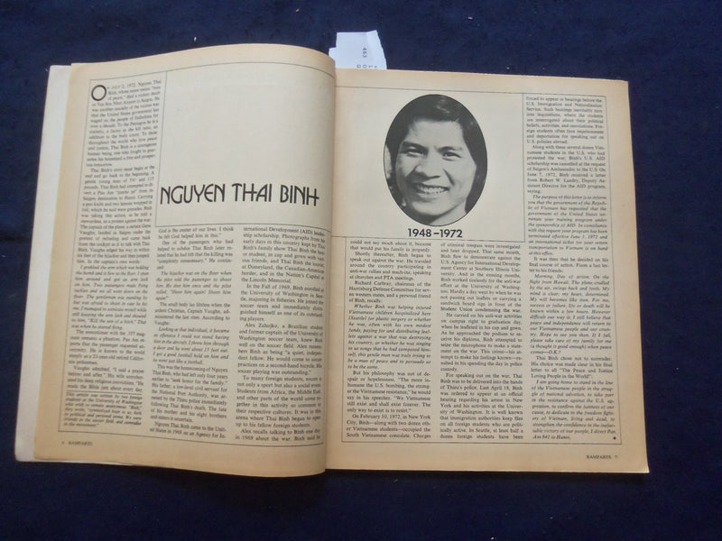 1972 OCT RAMPARTS MAGAZINE -CLIFFORD IRVING INTERVIEW BY ABBIE HOFFMAN- SP 5746Z