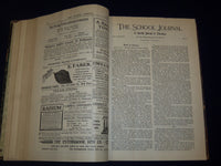 1904 THE SCHOOL JOURNAL MAGAZINE BOUND VOLUME NO. 68 & 69 LOT OF 2 - KD 3215