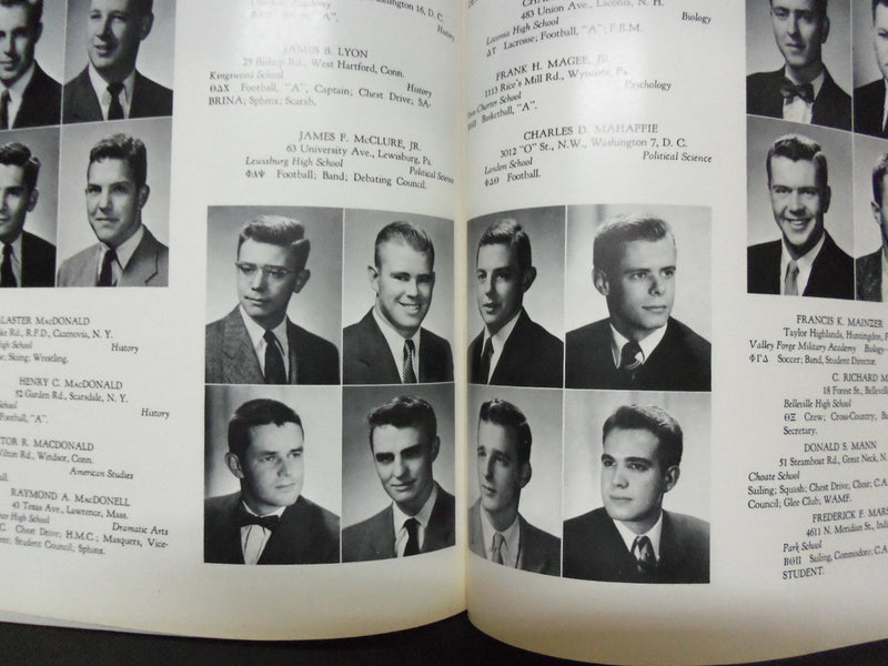 1952 THE OLIO AMHERST COLLEGE YEARBOOK - MASSACHUSETTS - GREAT PHOTOS - YB 308