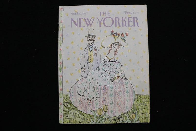 1987 APRIL 20 NEW YORKER MAGAZINE - GREAT ILLUSTRATED COVER - NY 3279