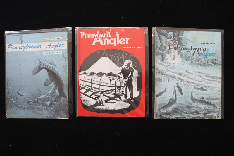 1965 PENNSYLVANIA ANGLER MAGAZINE - LOT OF 11 - O 3745