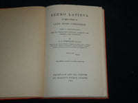 1934 SERMO LATINUS HARDCOVER BOOK BY J. P. POSTGATE - KD 6661