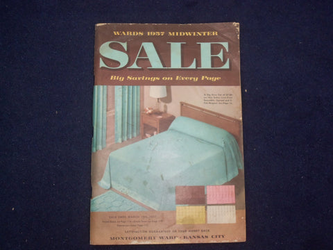 1957 MONTGOMERY WARD MIDWINTER SALE CATALOG - SOFTCOVER - KANSAS CITY - J 9321