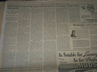 1940 MAY 20 NEW YORK TIMES - FIERCE BATTLE OF TANKS RAGES ST. QUENTIN - NP 3611