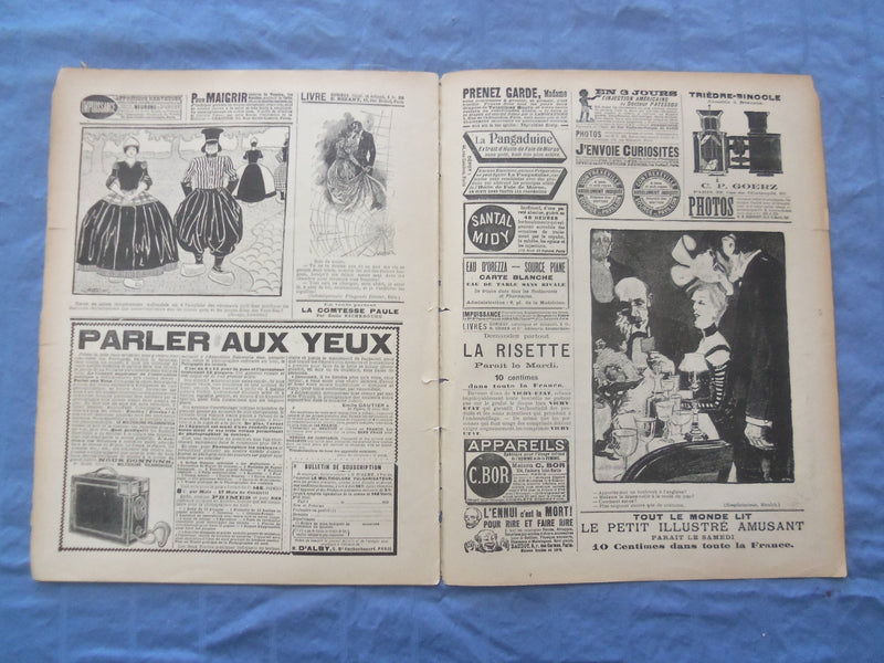 1900 OCT 13 LE SOURIRE MAGAZINE - ILLUSTRATED COMEDY - FRENCH TEXT - SP 4864I