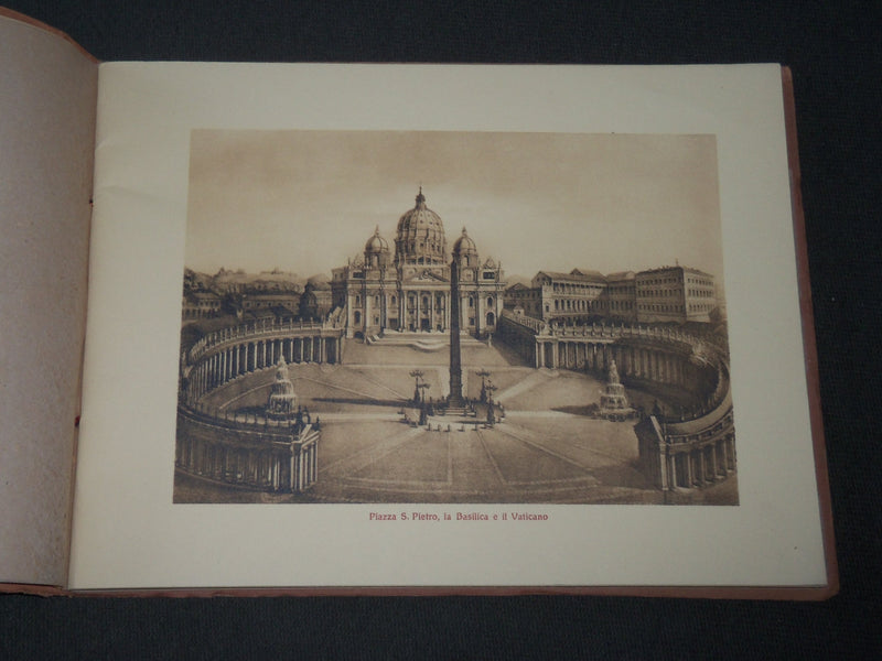 1900'S RICORDO DI ROMA VIEW BOOK - SOFTCOVER - 48 PHOTOS INSIDE - J 3284