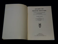 1960 EXPLORING OUR PREHISTORIC INDIAN RUINS BOOK BY DEVEREUX BUTCHER - J 7370