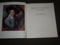 1983 AMERICAN PAINTINGS 1750-1900 BY SONA K. JOHNSTON SOFTCOVER BOOK - I 1223