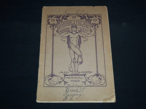 1919 MAY 9 RHODE ISLAND ARBOR DAY 28TH ANNUAL PROGRAM - J 8641