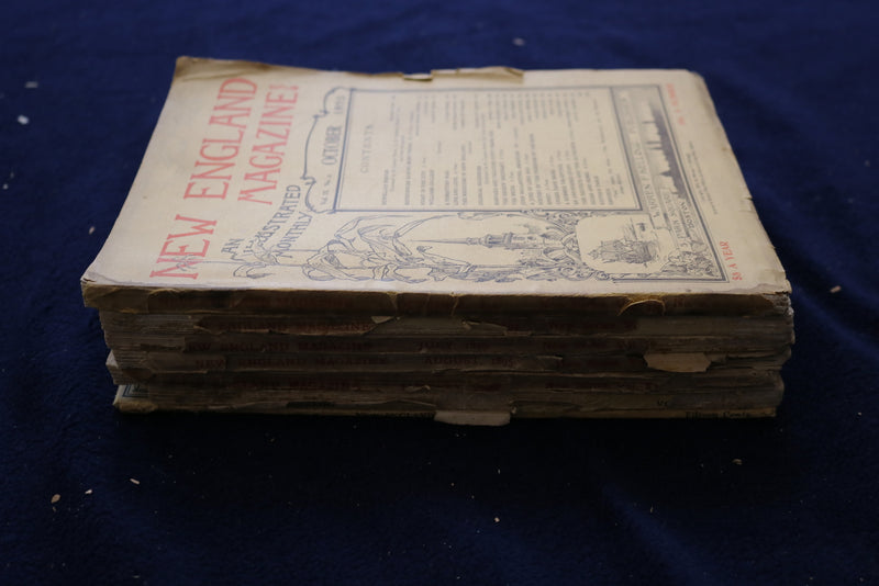 1893-1916 NEW ENGLAND MAGAZINE - LOT OF 7 - O 3549