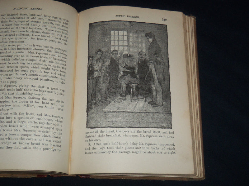 1896 MCGUFFEY'S FIFTH ECLECTIC READER BOOK - REVISED EDITION - K 2003