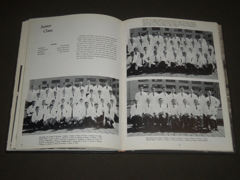 1963 FLEUR-O-SCOPE NEW YORK MEDICAL COLLEGE YEARBOOK - NICE PHOTOS - YB 1257