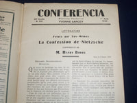 1934 CONFERENCIA JOURNAL DE L'UNIVERSITE DES ANNALES LOT OF 3 - FRENCH - J 1723