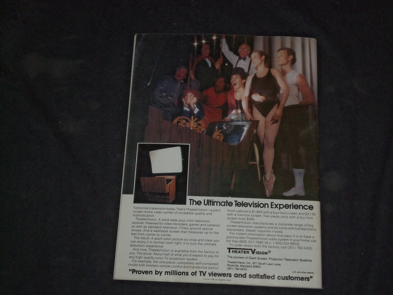 1981 JUNE VIDEO ACTION MAGAZINE - HENRY KLOSS'S BIG TV DREAM COVER - CW 1103