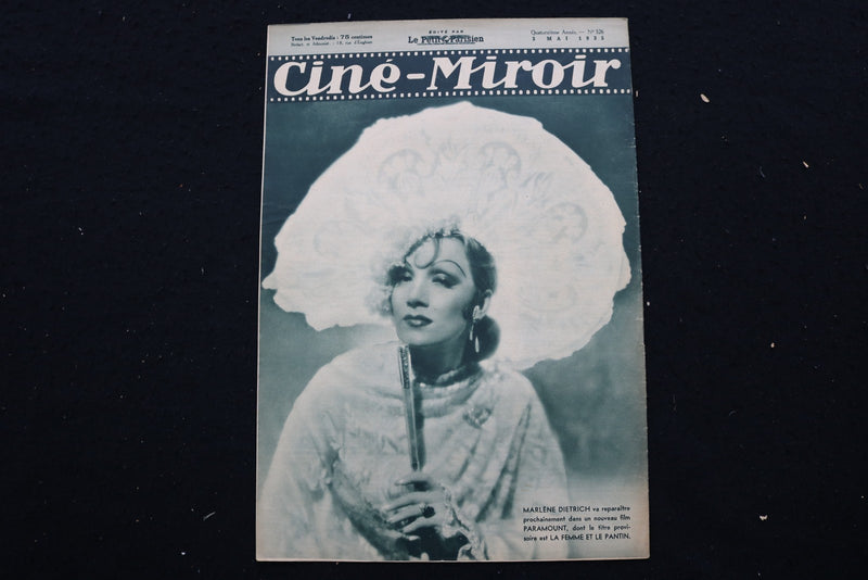 1935 MAY 3 CINE-MIROIR MAGAZINE - MARLENE DIETRICH COVER - E 25149