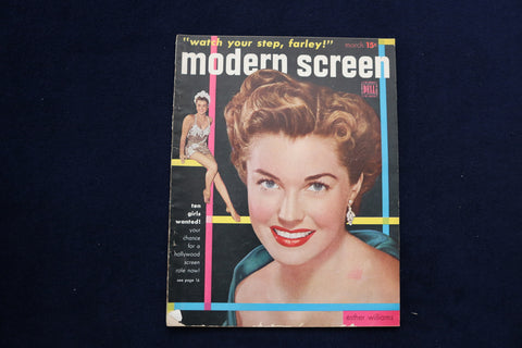 1951 MARCH MODERN SCREEN MAGAZINE - ESTHER WILLIAMS COVER - E 12757