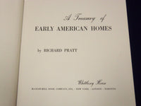 1949 A TREASURY OF EARLY AMERICAN HOUSES VOLUME BY RICHARD PRATT - KD 113