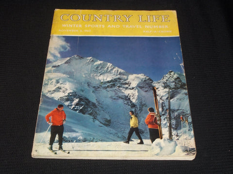 1960 NOVEMBER 3 COUNTRY LIFE MAGAZINE - WINTER SPORTS NUMBER - E 4531