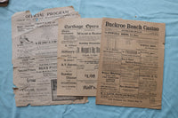 1890'S-1900'S EARLY THEATRE BROADSIDES - 75+ PIECES - GREAT LOT - K 3327