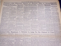 1935 JAN 19 NEW YORK TIMES WOMAN SAYS HAUPTMANN LIMPED AFTER KIDNAPPING- NT 1944