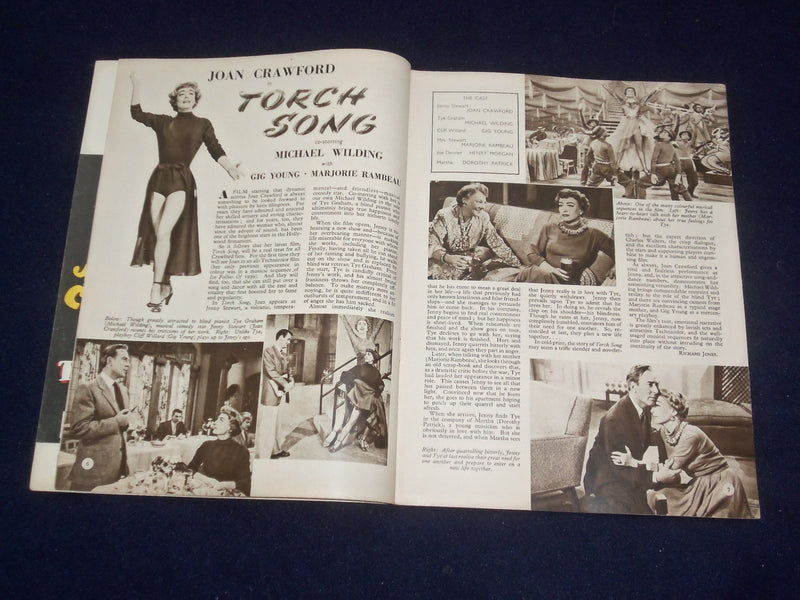 1954 MARCH FILM REVIEW MAGAZINE - DORIS DAY - GORDON MACRAE - J 9676