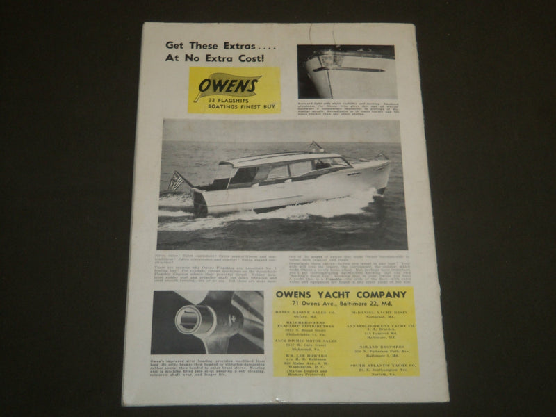 1950 AUGUST CHESAPEAKE SKIPPER MAGAZINE - VOLUME 7 NO. 2 - B 6588