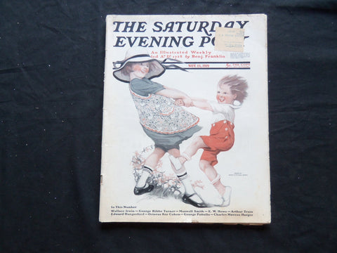 1919 NOVEMBER 15 THE SATURDAY EVENING POST MAGAZINE - ILLUSTRATED COVER - SP 941