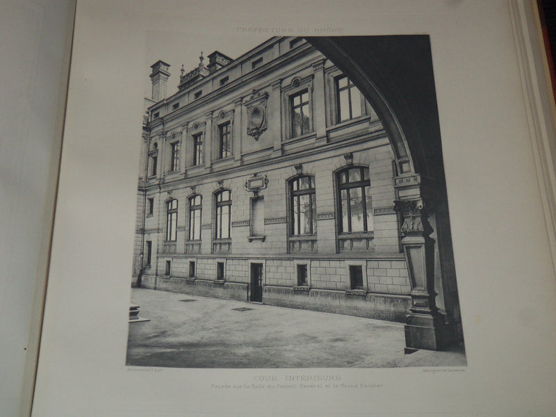 1896 LA PREFECTURE DU RHONE VOLUME - A. G. LOUVIER - GREAT PLATES - Z 254