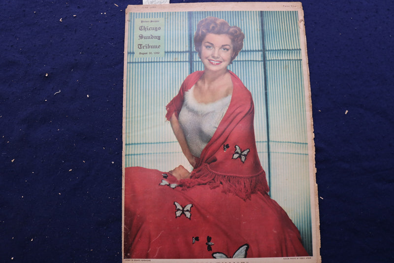 1950 AUGUST 20 CHICAGO TRIBUNE MAGAZINE - ESTHER WILLIAMS COVER - E 22861