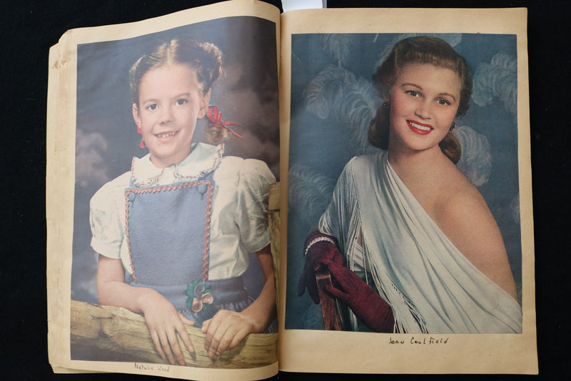 1940'S MOVIE STARS SCRAPBOOK, LOADED - BING CROSBY - ANN BLYTH - E 24937