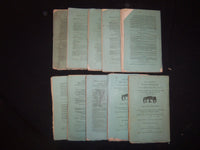 1868 PUTNAM'S MONTHLY MAGAZINE - LOT OF 10 ISSUES - WR 1161