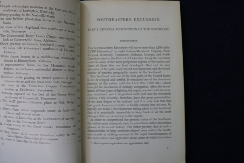 1952 SOUTHERN EXCURSION GUIDEBOOK - SOFTCOVER BOOK - K 1410