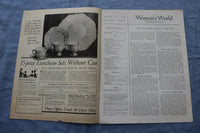 1933 SEPTEMBER WOMAN'S WORLD MAGAZINE - OUTSIDE MONEY BY BERTON BRALEY- SP 4783Y
