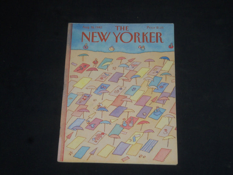 1982 AUGUST 16 THE NEW YORKER MAGAZINE - ILLUSTRATED COVER - NY 2203