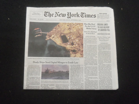 2022 SEP 4 NEW YORK TIMES - PRESSING LIMITS TO EASE DELIVERY OF ABORTION PILL