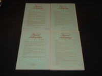 1978 AMERICAN JOURNAL OF PHYSICAL ANTHROPOLGY MAGAZINE LOT OF 4 - WR 106B