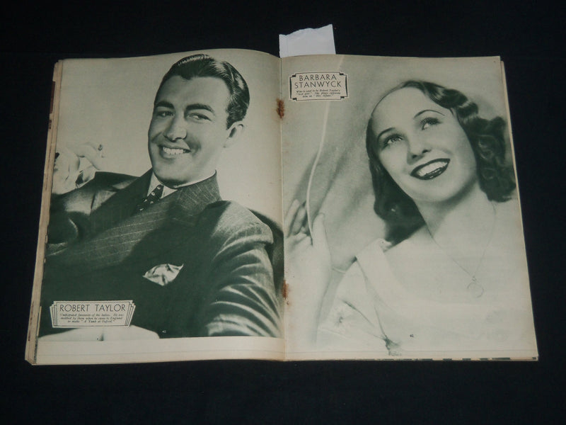 1937 PICTURE SHOW MAGAZINE - CHRISTMAS SPECIAL - DEANNA DURBIN - J 4191