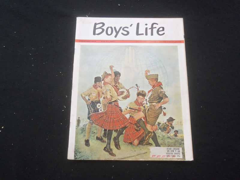 1963 FEBRUARY BOYS' LIFE MAGAZNIE - NORMAN ROCKWELL COVER - ST 3770C