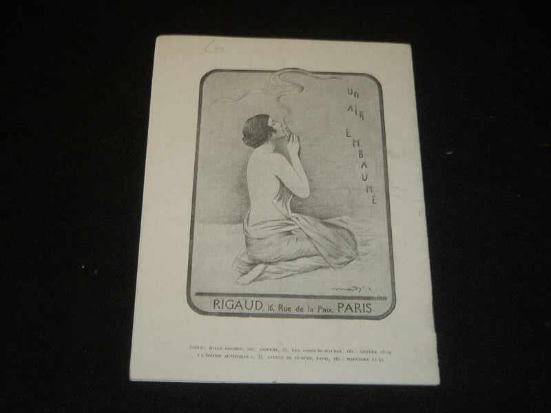 1921-1922 LE VOLEUR FRENCH THEATRE PROGRAM- HENRY BERNSTEIN - J 5385