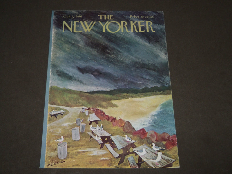 1966 OCTOBER 1 NEW YORKER MAGAZINE FRONT COVER ONLY - GREAT ART FOR FRAMING