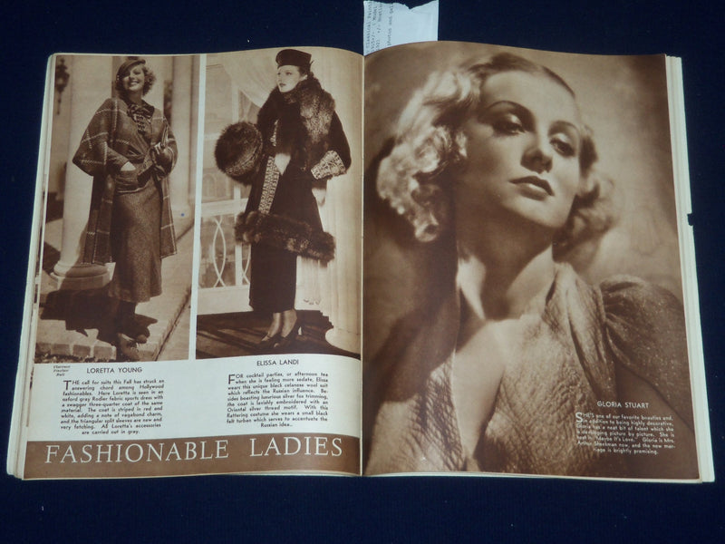 1934 DECEMBER SILVER SCREEN MAGAZINE - JANET GAYNOR COVER - SP 2622