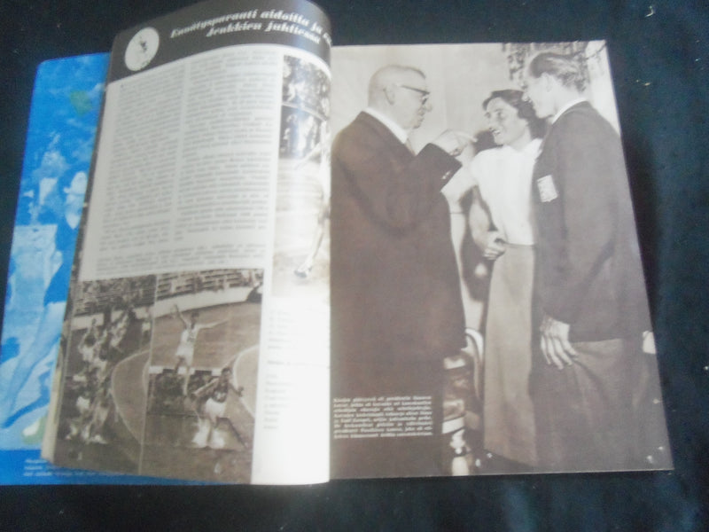 1952 URHEILUN KUVA-AITTA - OLYMPIA-NUMERO MAGAZINE-NO. 4- FINNISH TEXT - B 4077T
