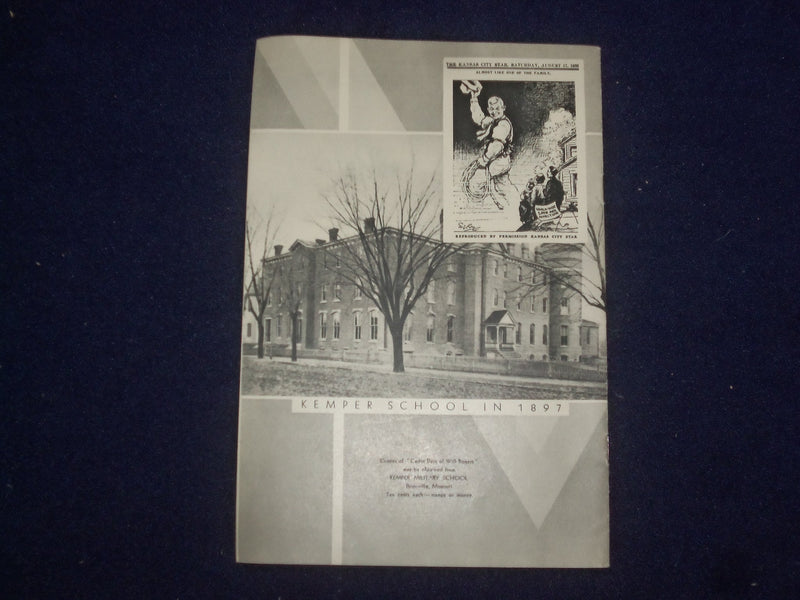 1935 SEP WILL ROGERS, CADET - KEMPER MILITARY SHOOL - LOT OF 2 - J 9480