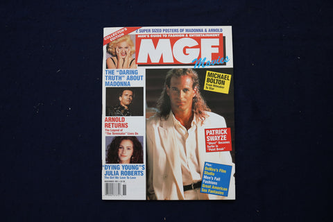 1991 NOV MEN'S GUIDE TO FASHION (MGF) MAGAZINE - MICHAEL BOTON COVER - E 18946