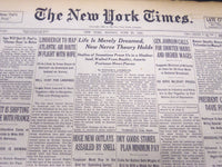 1933 JUNE 26 NEW YORK TIMES - LIFE IS MERELY DREAMED NEW NERVE THEORY - NT 5246
