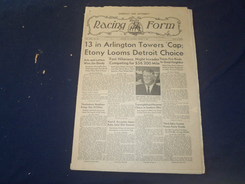 1969 AUGUST 9 THE DAILY RACING FORM - ETONY LOOMS DETROIT CHOICE - NP 2534O