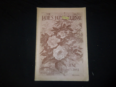 1893 JUNE LADIES' HOME JOURNAL MAGAZINE - GREAT ILLUSTRATIONS & ADS - ST 2370